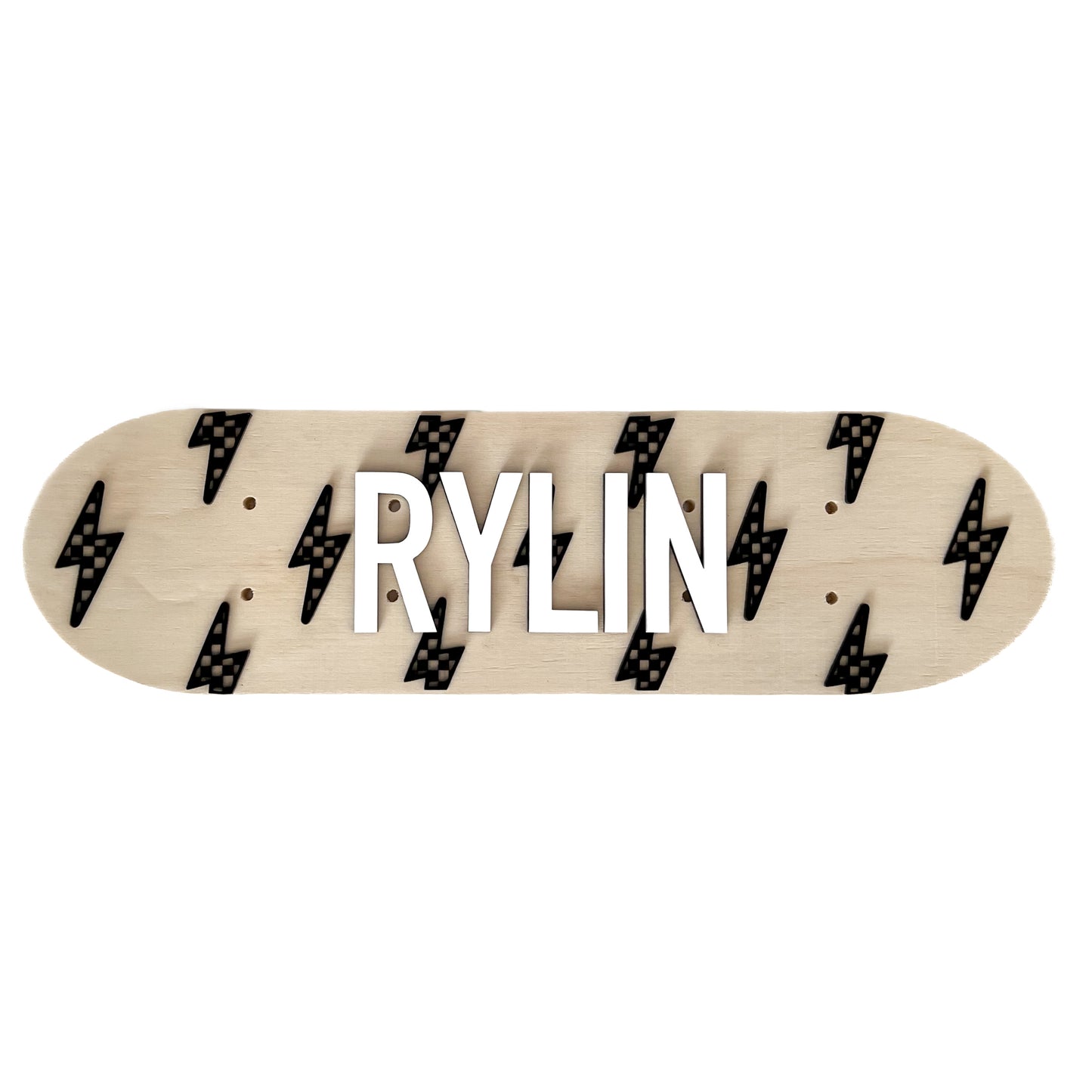Check Bolt Personalized Mini Skateboard