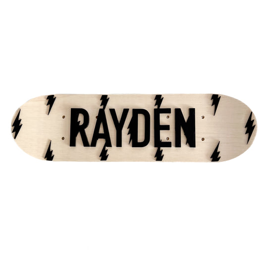 Rebel Bolt Personalized Mini Skateboard