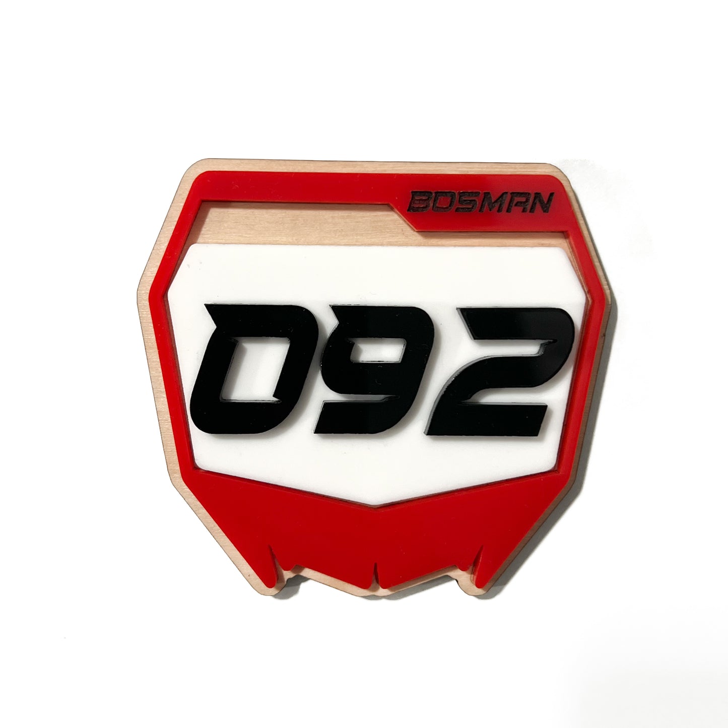 Personalized Race Plate Magnet/Ornament
