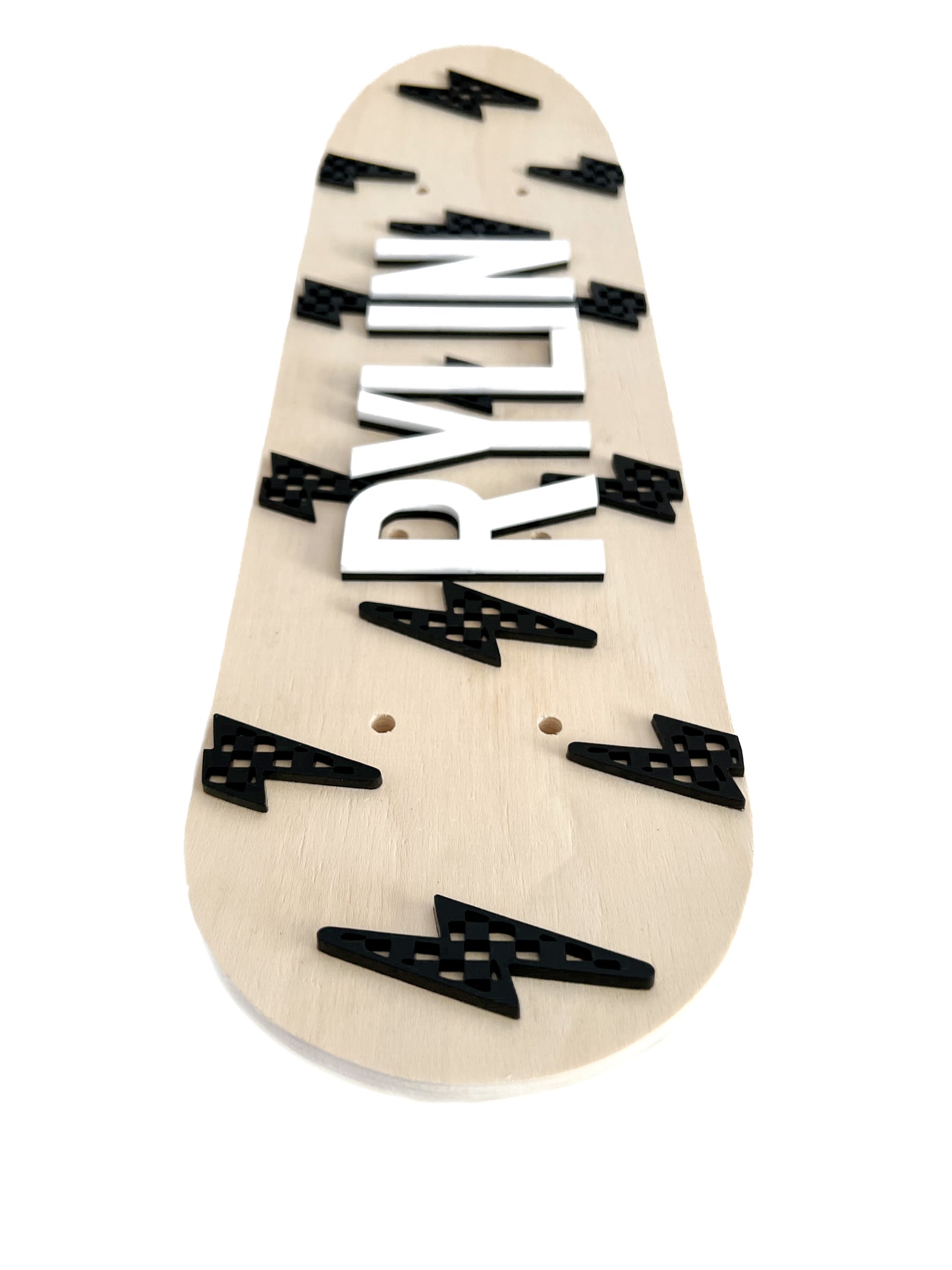 Check Bolt Personalized Mini Skateboard