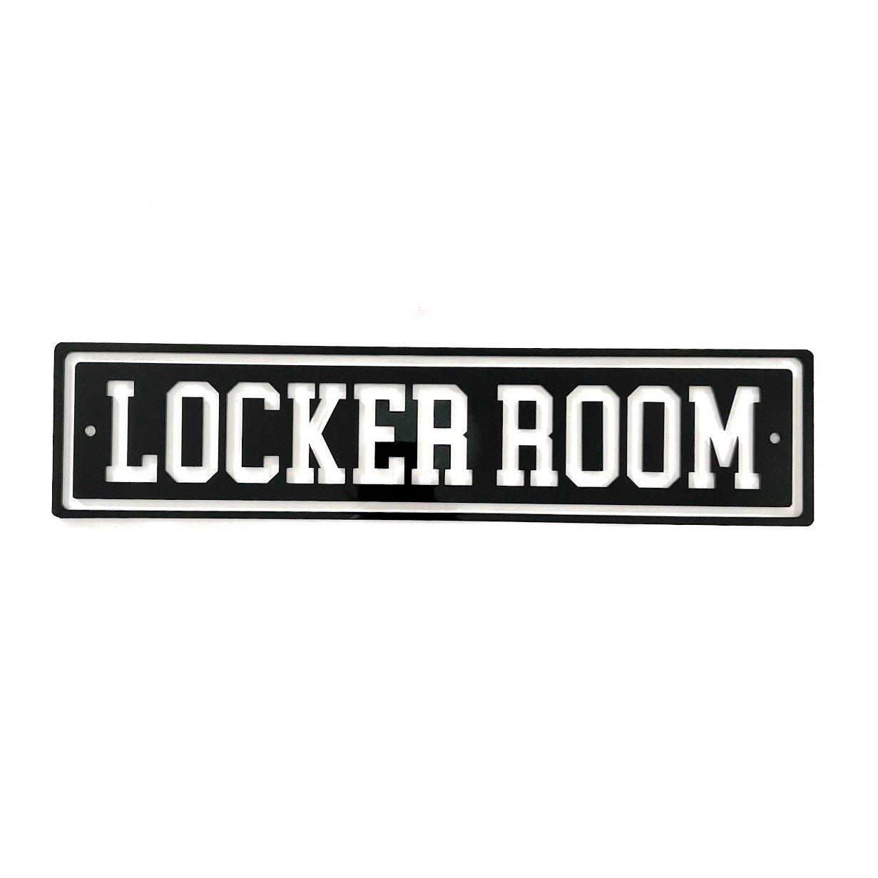 LOCKER ROOM Sign - Solid