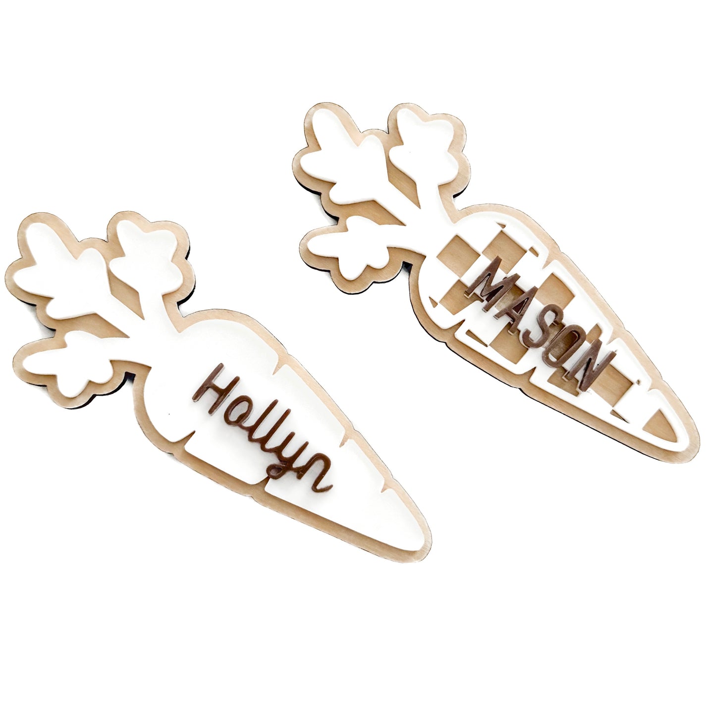 Personalized Carrot Magnet/Tag