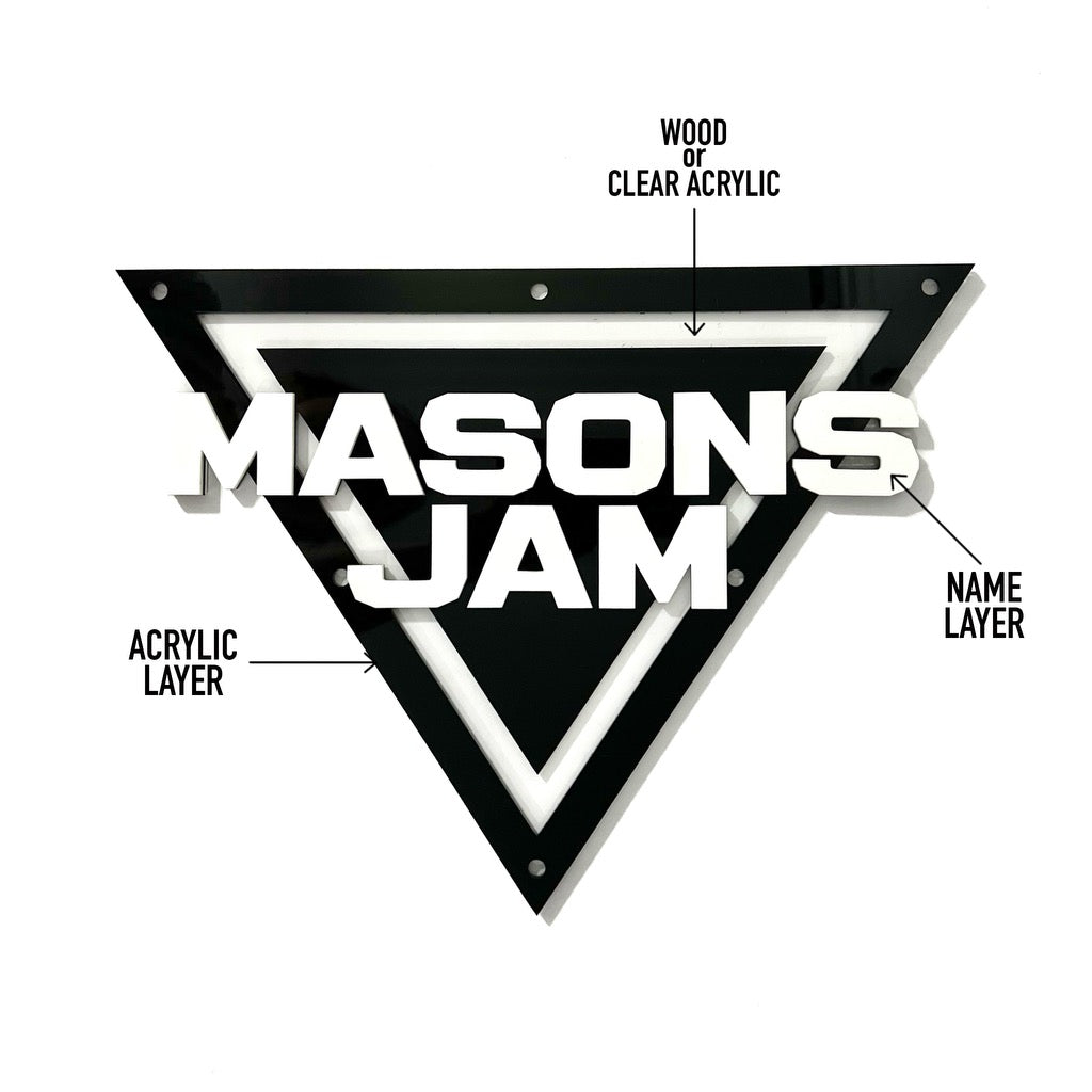 Personalized MONSTER JAM Sign