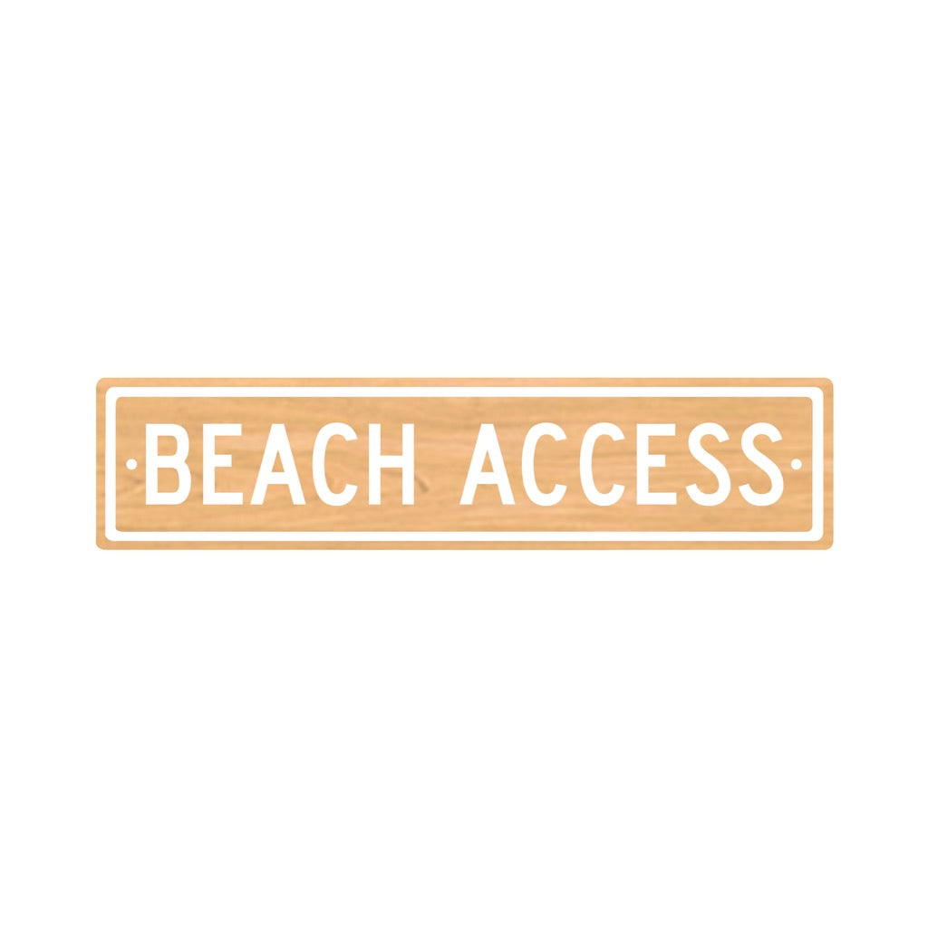 BEACH ACCESS Sign