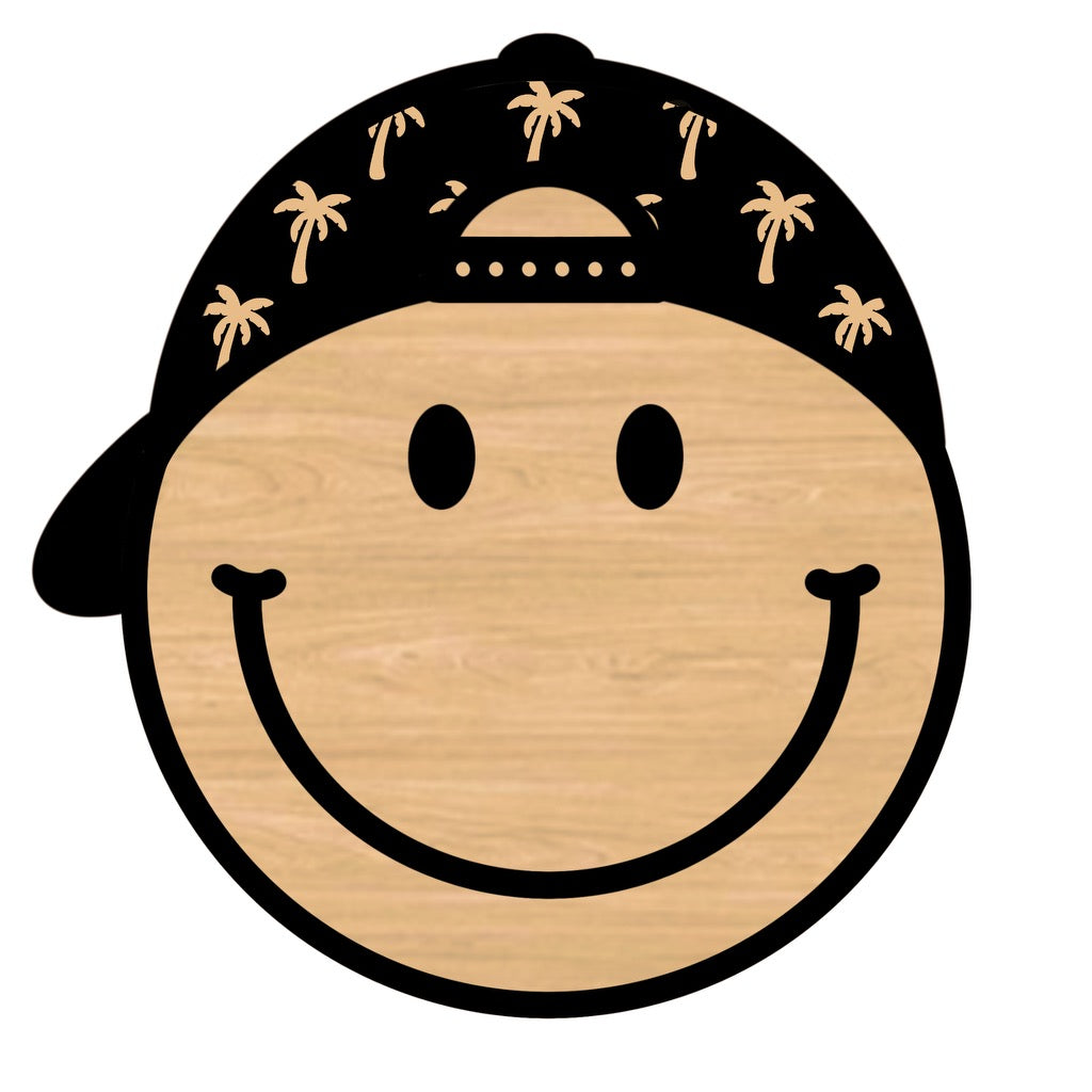 Palm Tree Snapback Classic Smiley