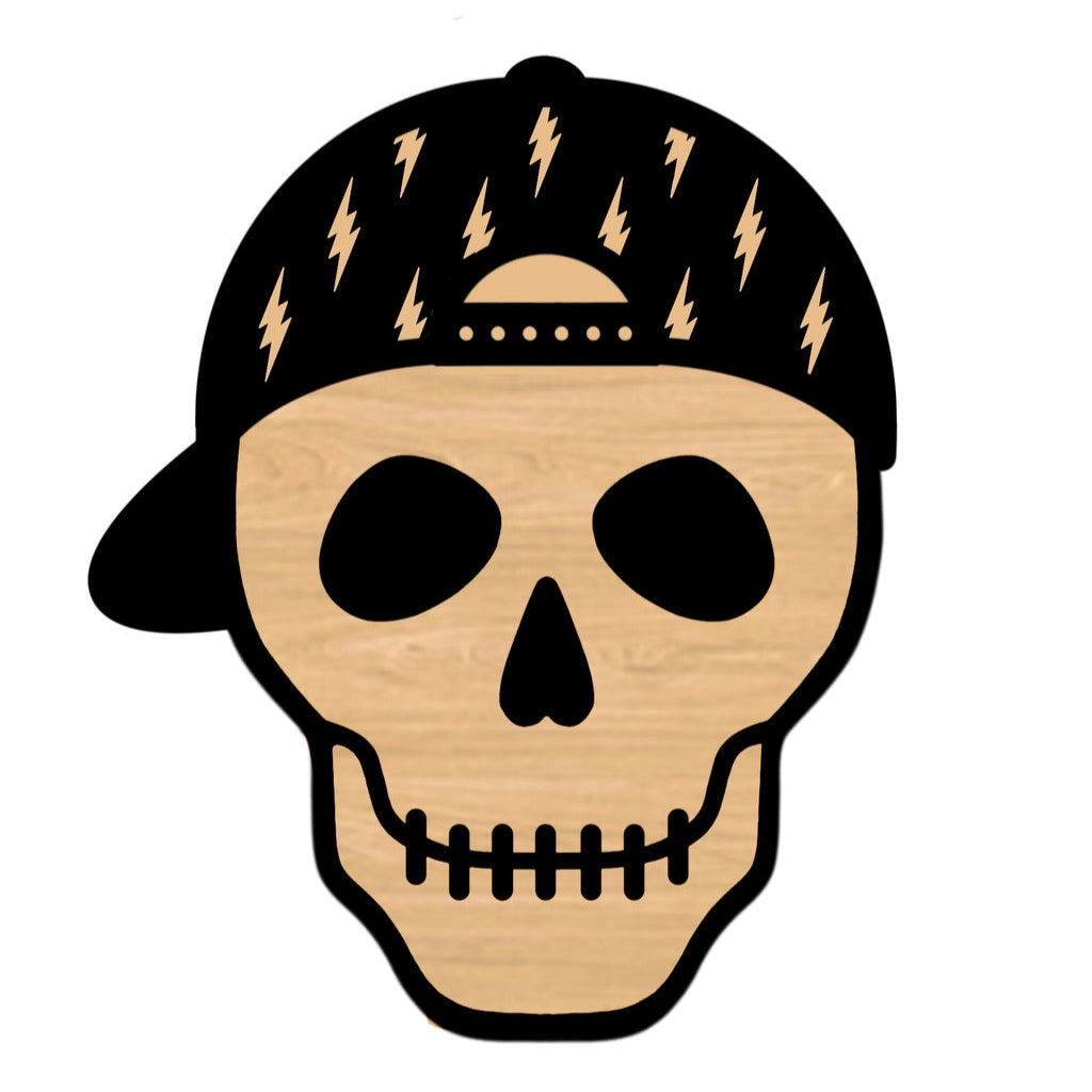 Rebel Bolt Snapback Skull