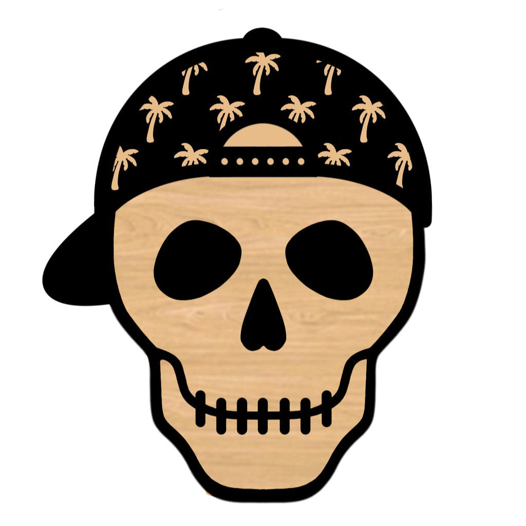 Palm Tree Snapback Skull
