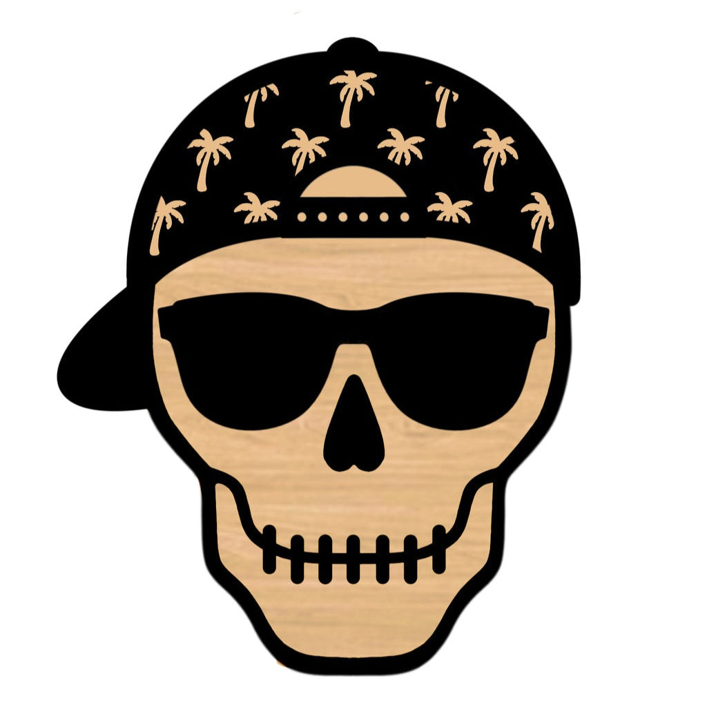 Palm Tree Snapback Sunnies Skull