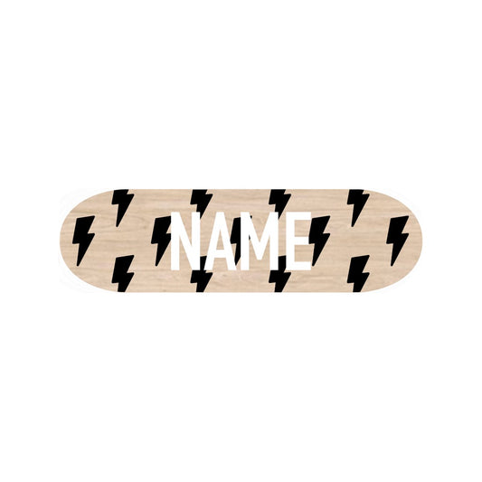 Race Bolt Personalized Mini Skateboard - MOCKUP