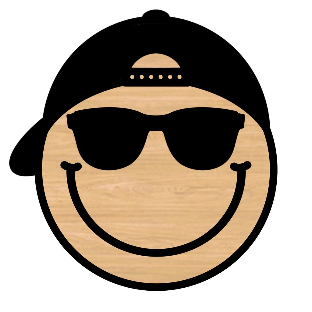 Solid Snapback Sunnies Smiley