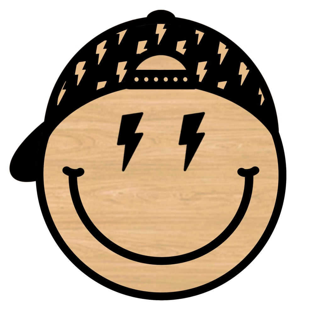 Race Bolt Snapback Bolt Smiley