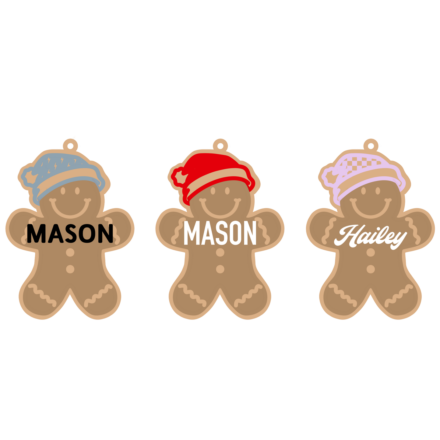 Personalized Bolts Santa Gingerbread Magnet/Ornament/Tag