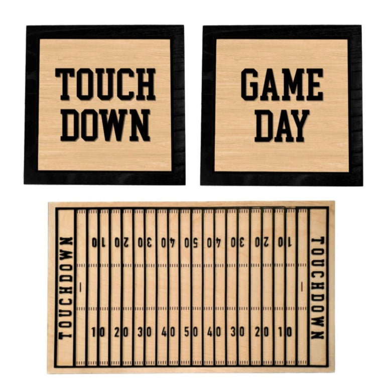 TOUCHDOWN Frame Sign
