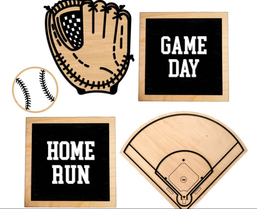 HOME RUN Frame Sign