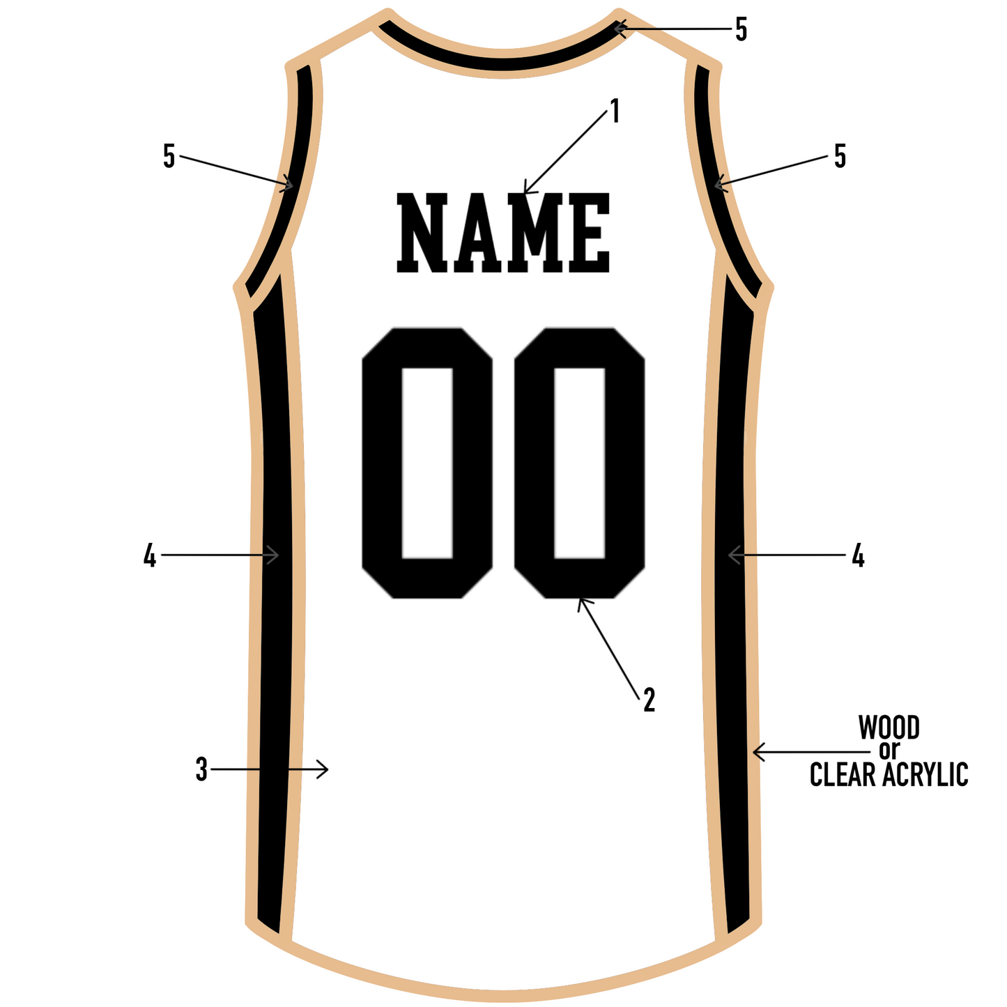 Personalized Basketball Jersey - STYLE 3