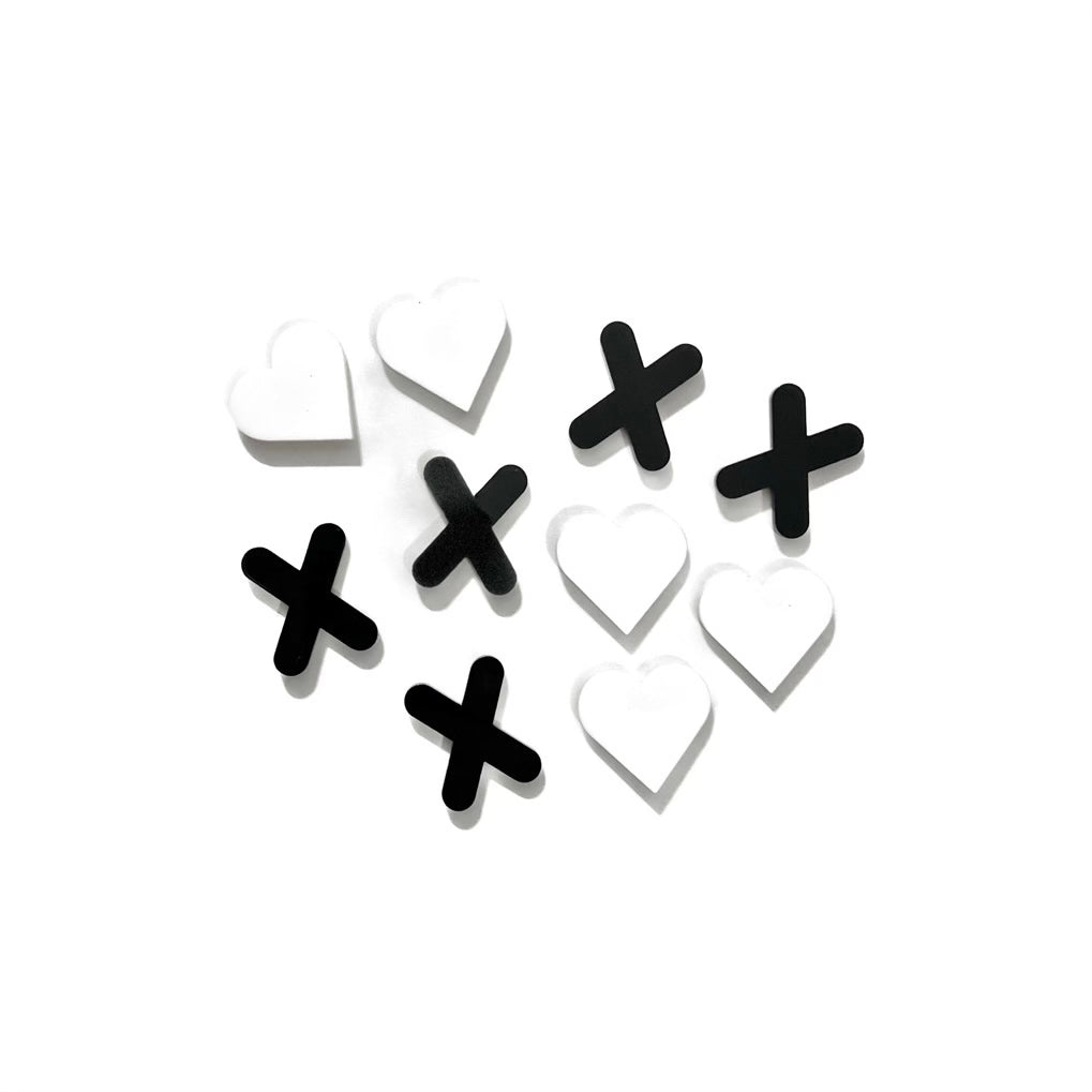 Heart TIC TAC TOE Game Piece Pack