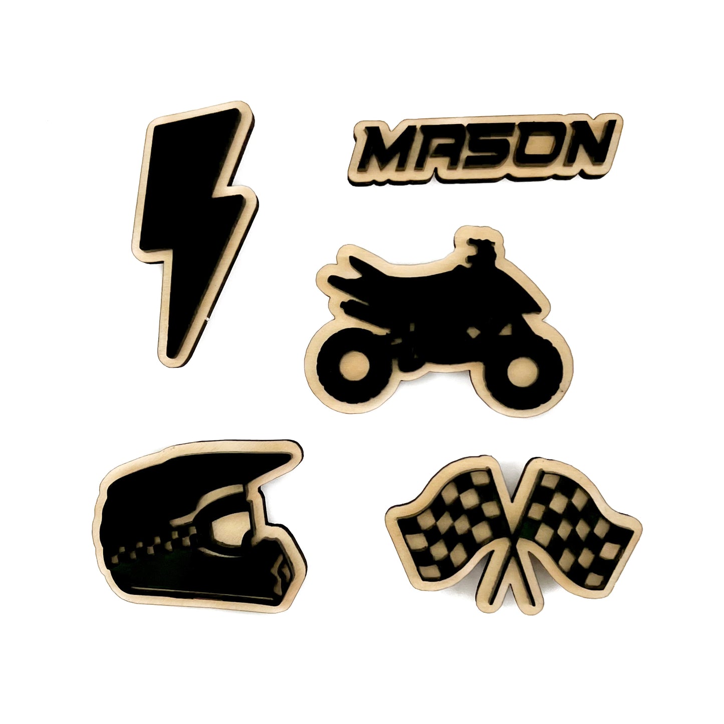 Personalized ATV Race Day Magnet Pack