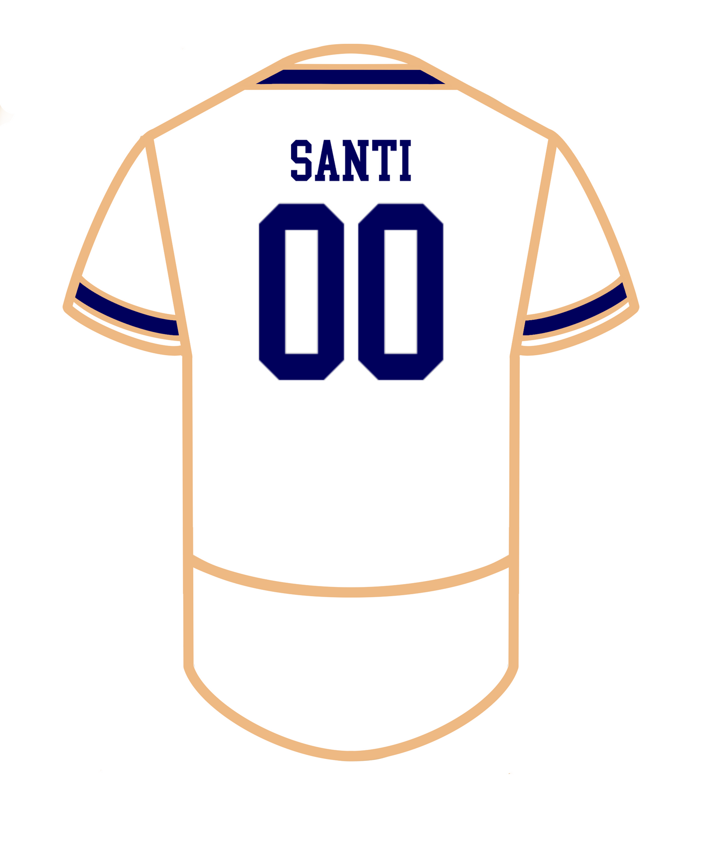 Personalized Baseball Jersey - STYLE 3