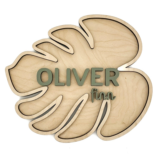 Personalized Palm Leaf