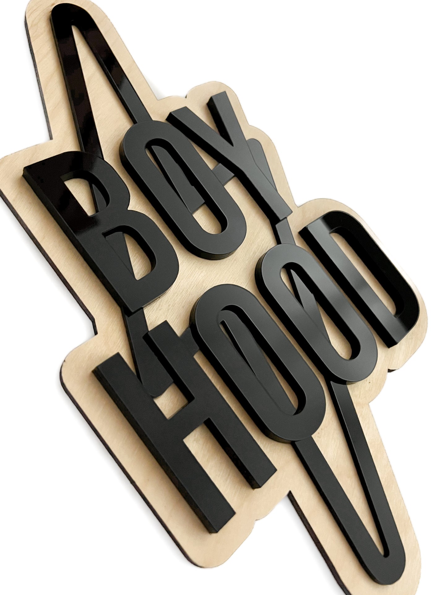 BOYHOOD Bolt Sign