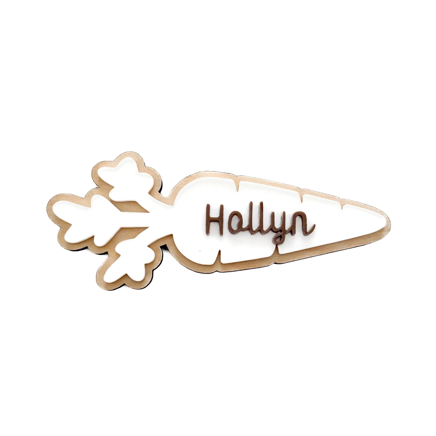 Personalized Carrot Magnet/Tag