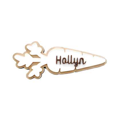 Personalized Carrot Magnet/Tag