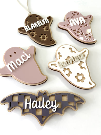 Personalized Daisy Ghost Magnet/Tag