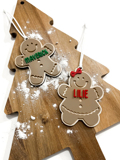 Personalized Gingerbread Magnet/Ornament/Tag