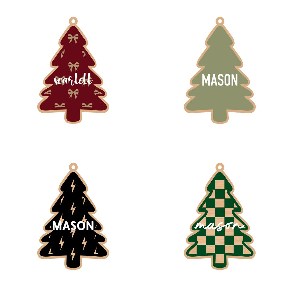 Personalized Tree Magnet/Ornament/Tag