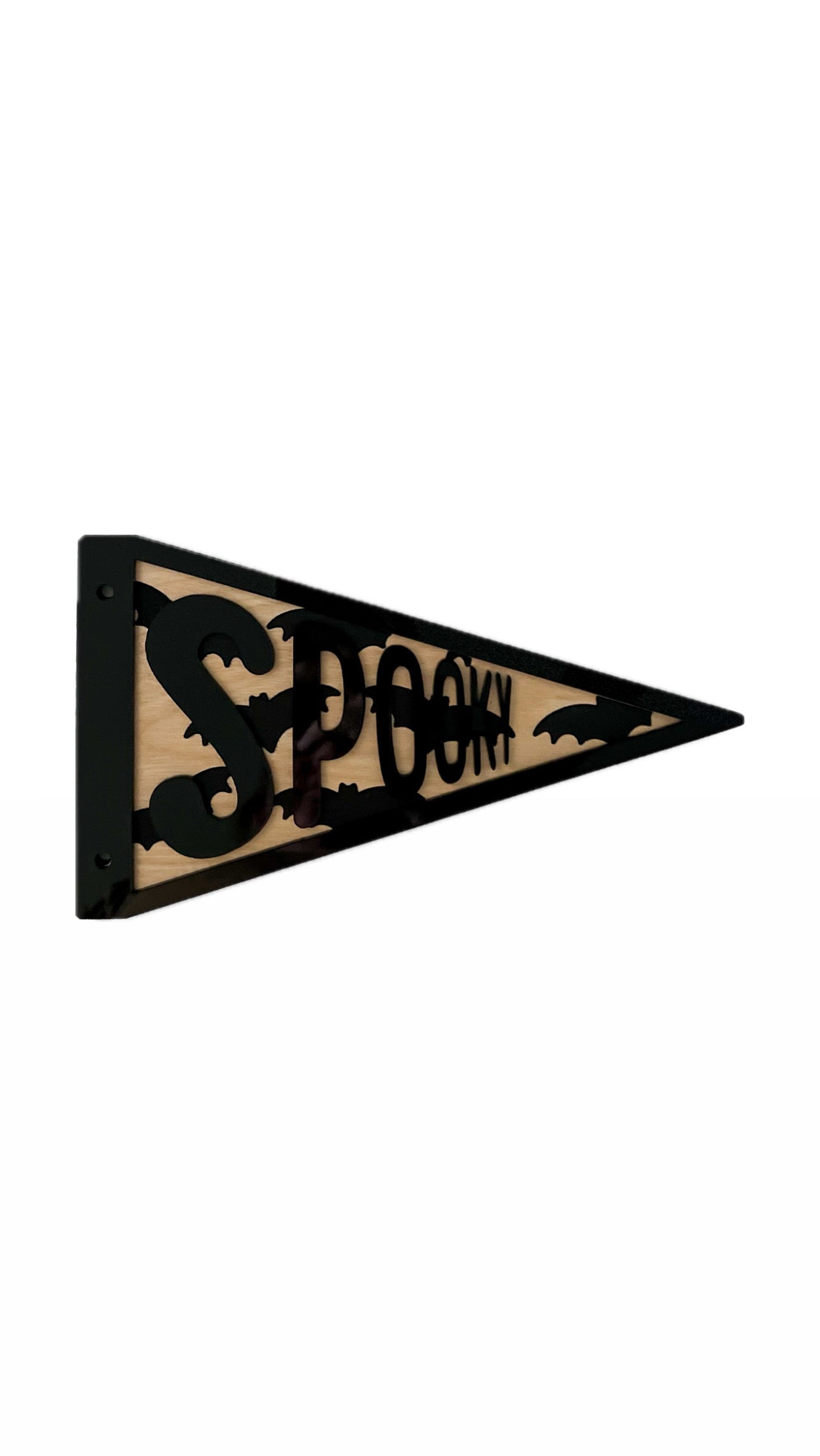 SPOOKY Bat Pennant