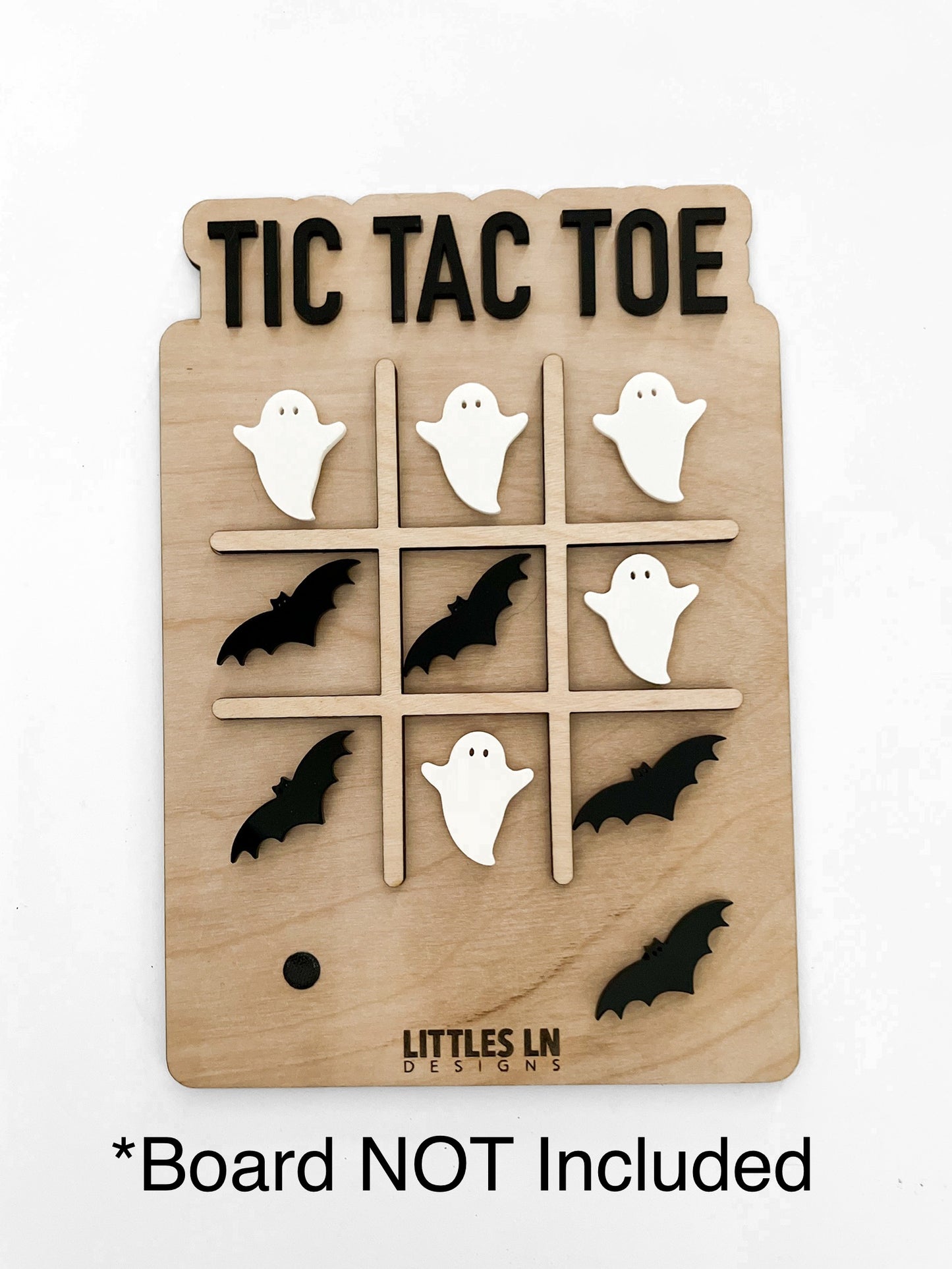 SPOOKY TIC TAC TOE Game Piece Pack