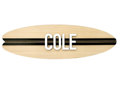 Pinstriped Personalized Surfboard