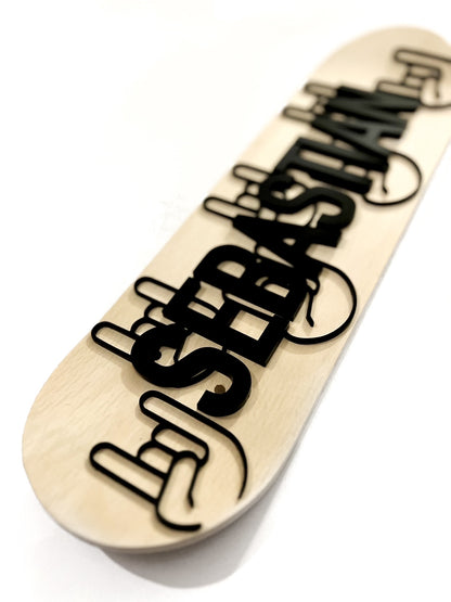 "Rock On" Personalized Mini Skateboard