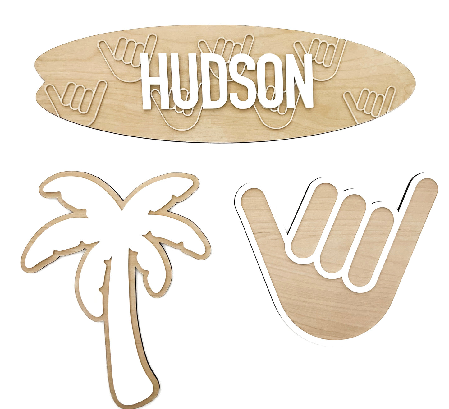 “Hang Loose” Personalized Surfboard