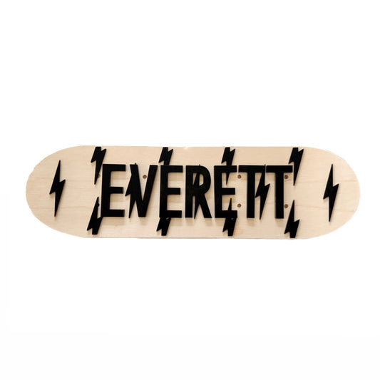 Retro Bolt Personalized Mini Skateboard