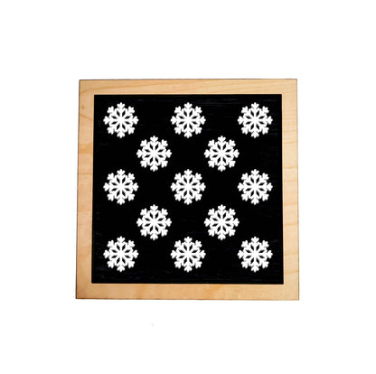 Snowflake Frame Sign