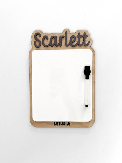 Personalized Dry Erase Board