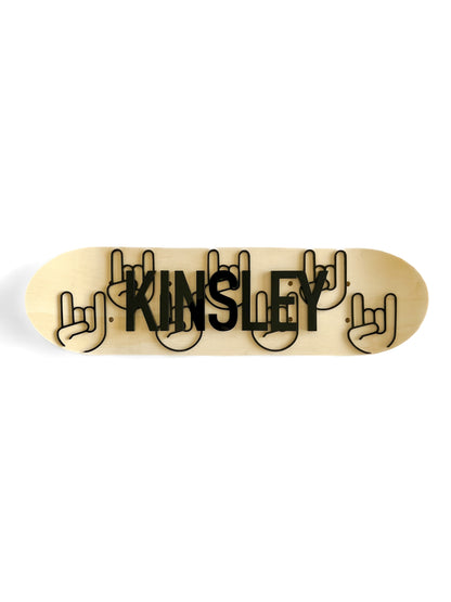 "Rock On" Personalized Mini Skateboard