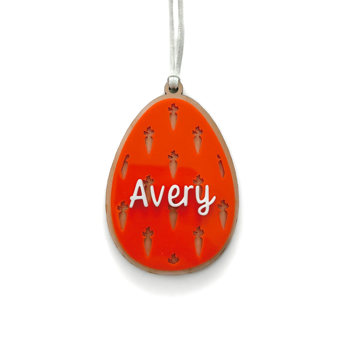 Personalized Carrot Egg Magnet/Tag