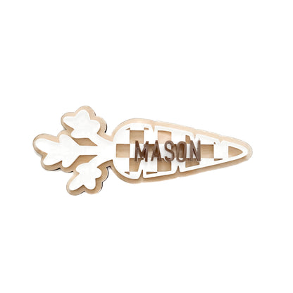 Personalized Check Carrot Magnet/Tag