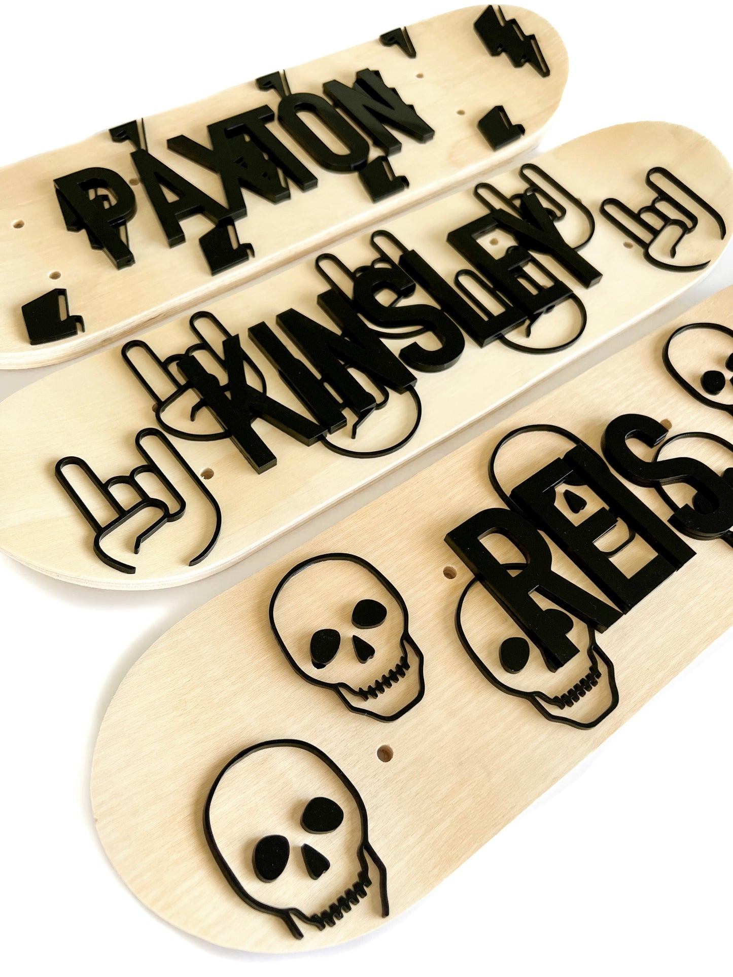 "Rock On" Personalized Mini Skateboard