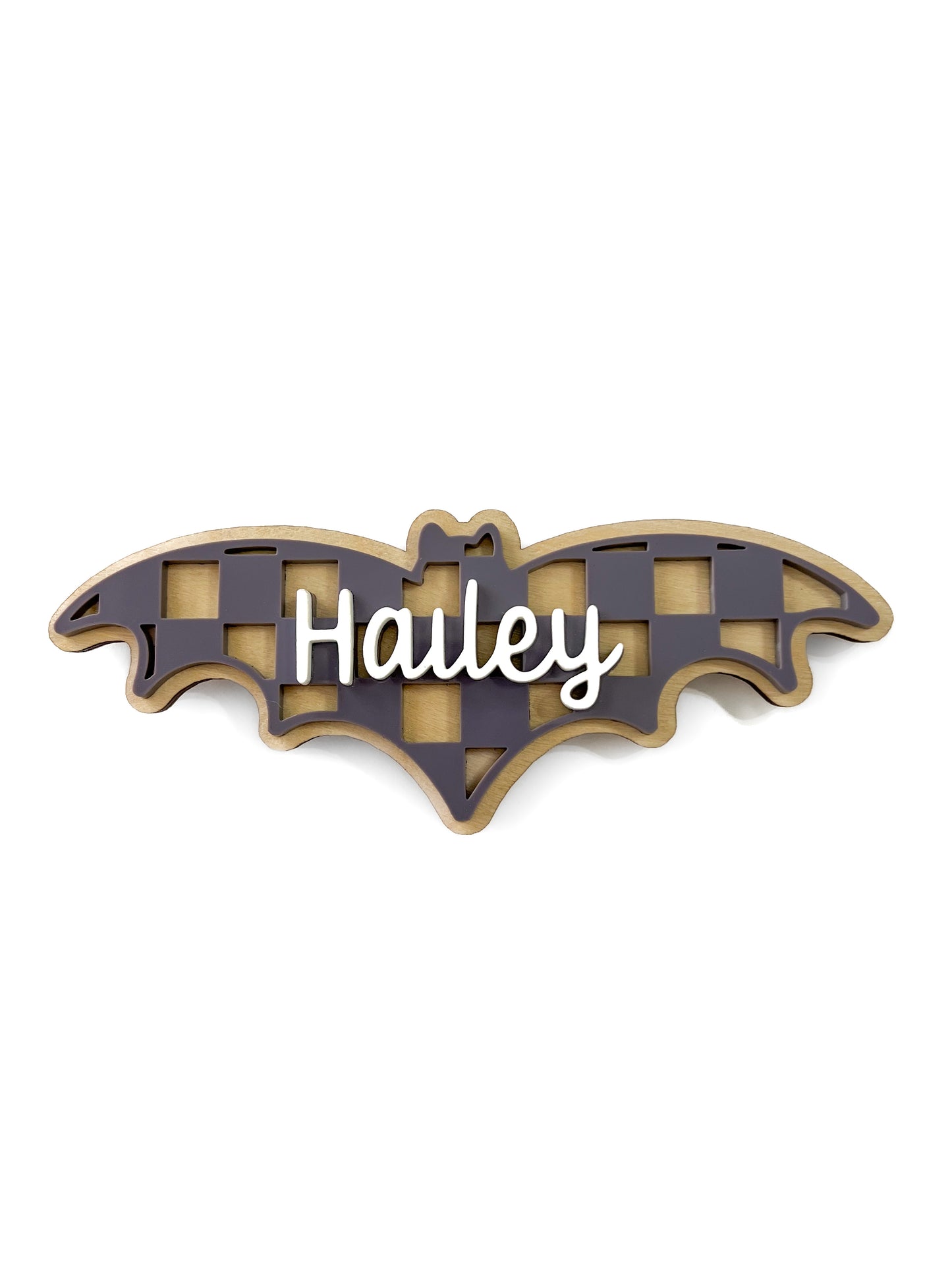 Personalized Check Bat Magnet/Tag