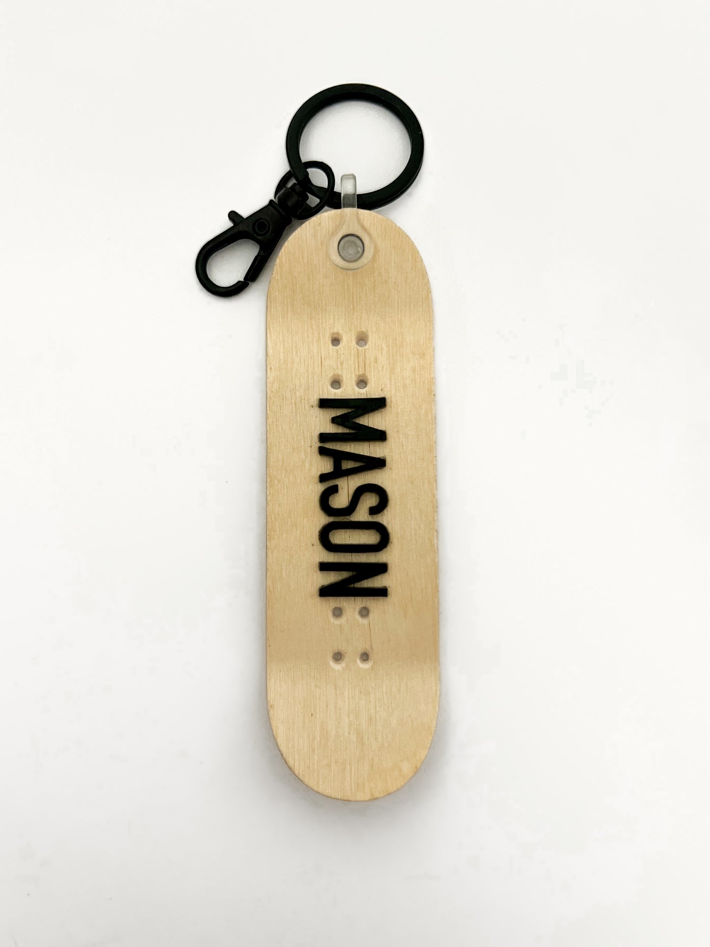 Personalized Skateboard Keychain