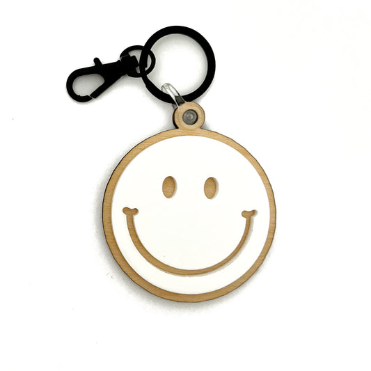 Classic Smiley Keychain