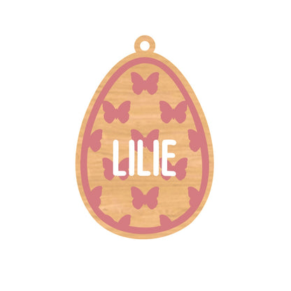 Personalized Butterfly Egg Magnet/Tag