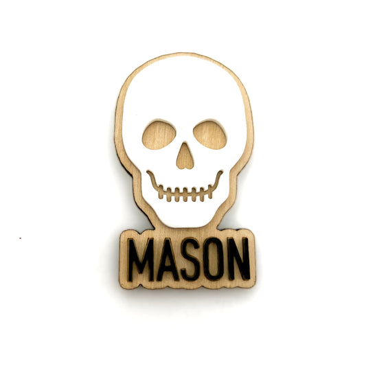 Personalized Skull Magnet