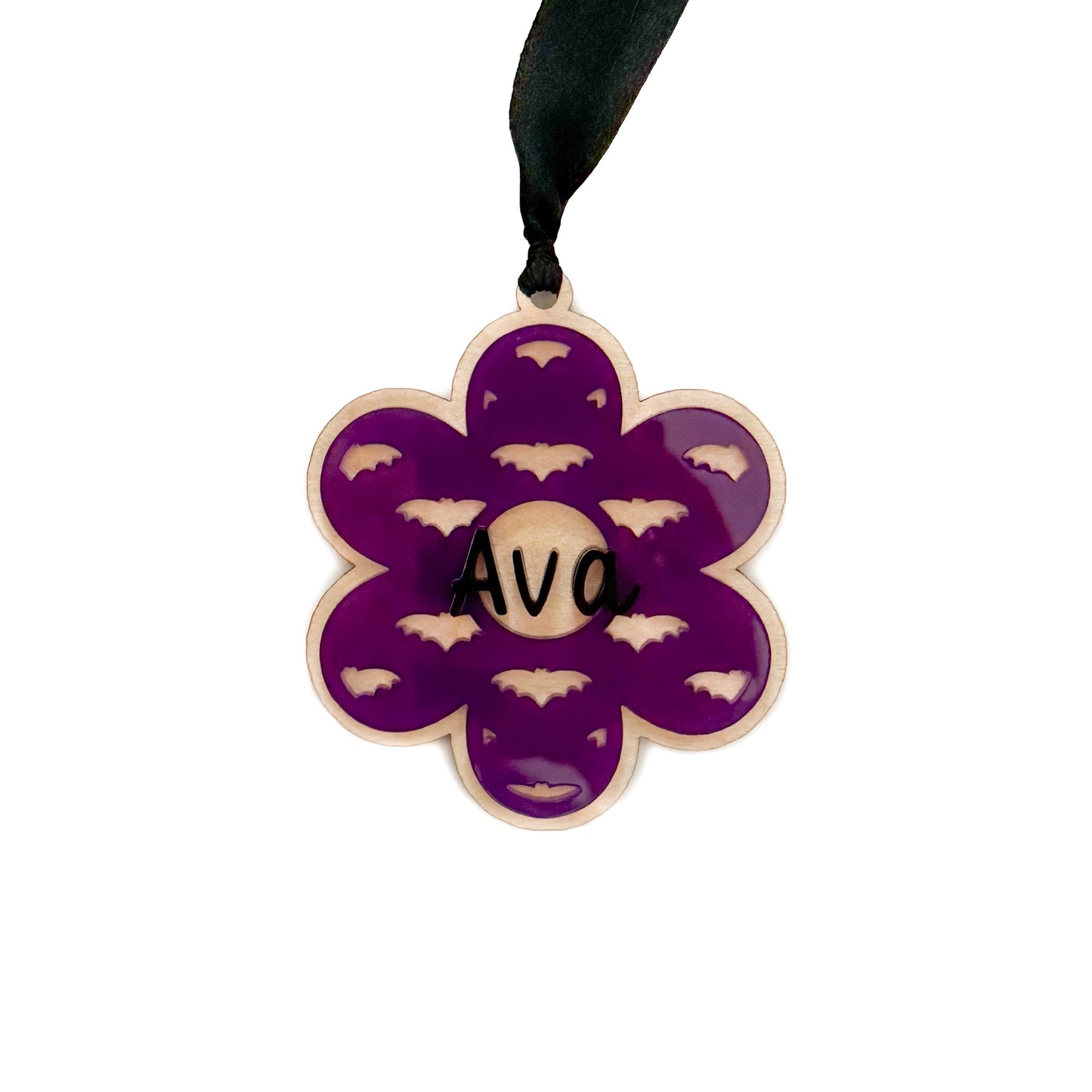 Personalized Bats Daisy Magnet/Tag