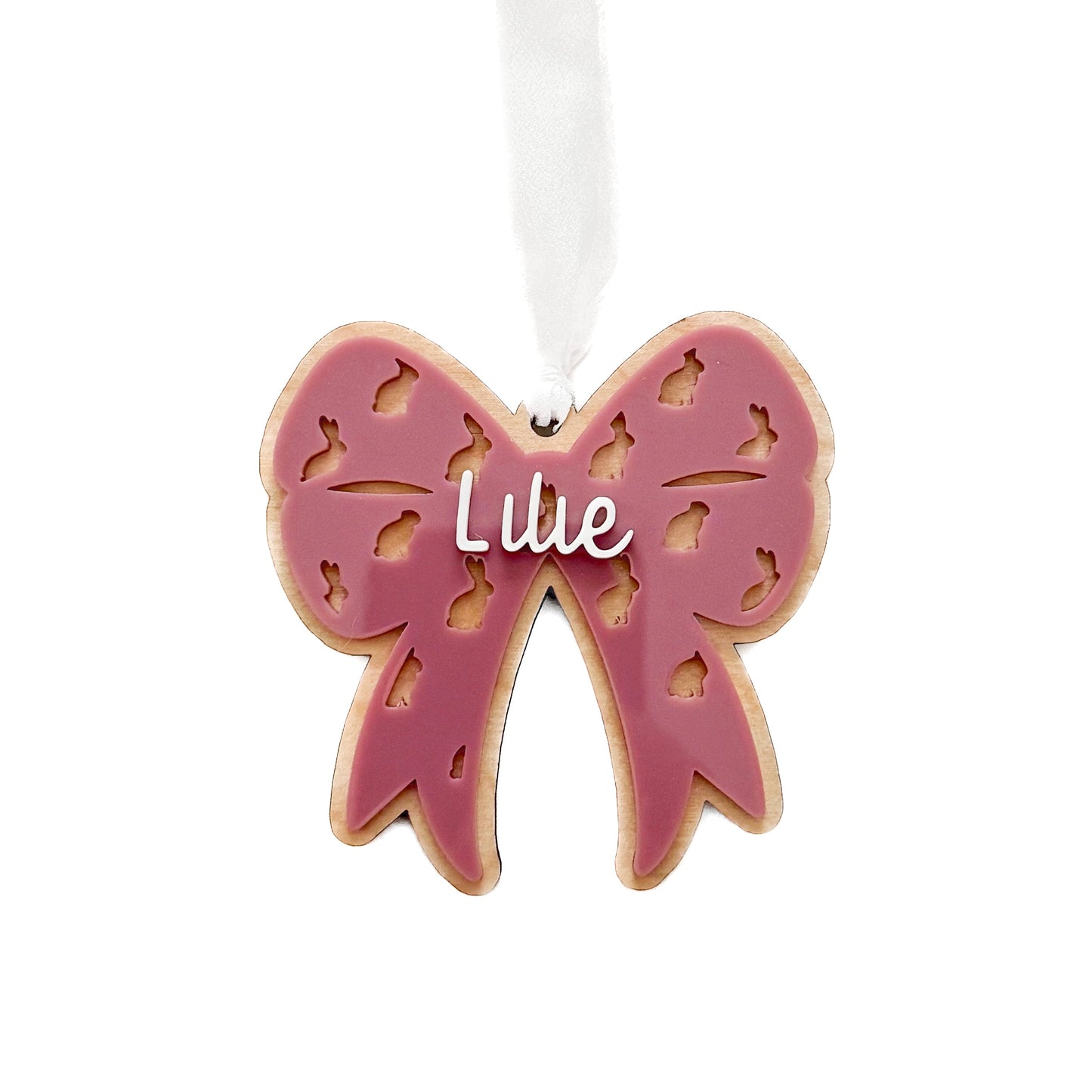 Personalized Hare Bow Magnet/Tag