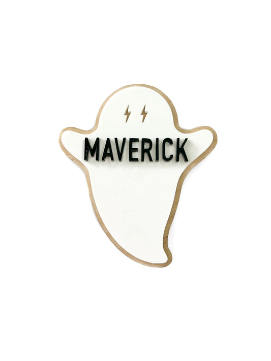 Personalized Bolt Ghost Magnet/Tag