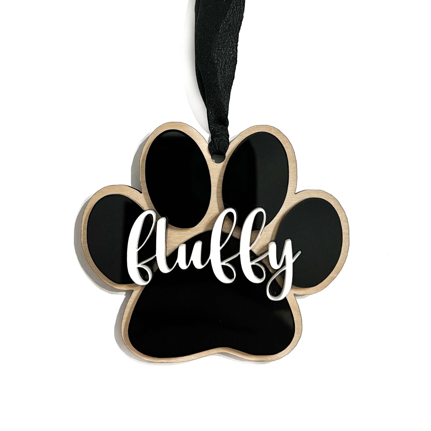 Personalized Paw Print Magnet/Ornament/Tag